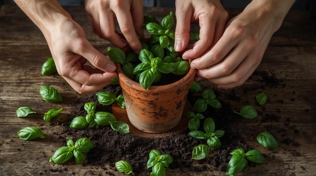 can basil grow indoors