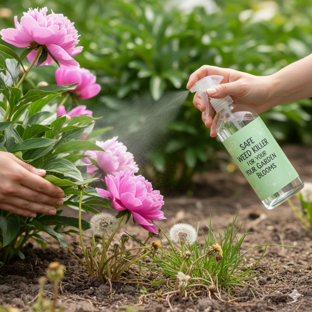 weed killer for flower gardens