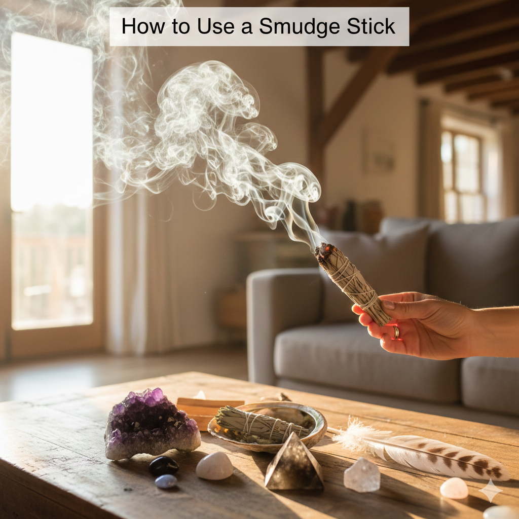 how to use a smudge stick