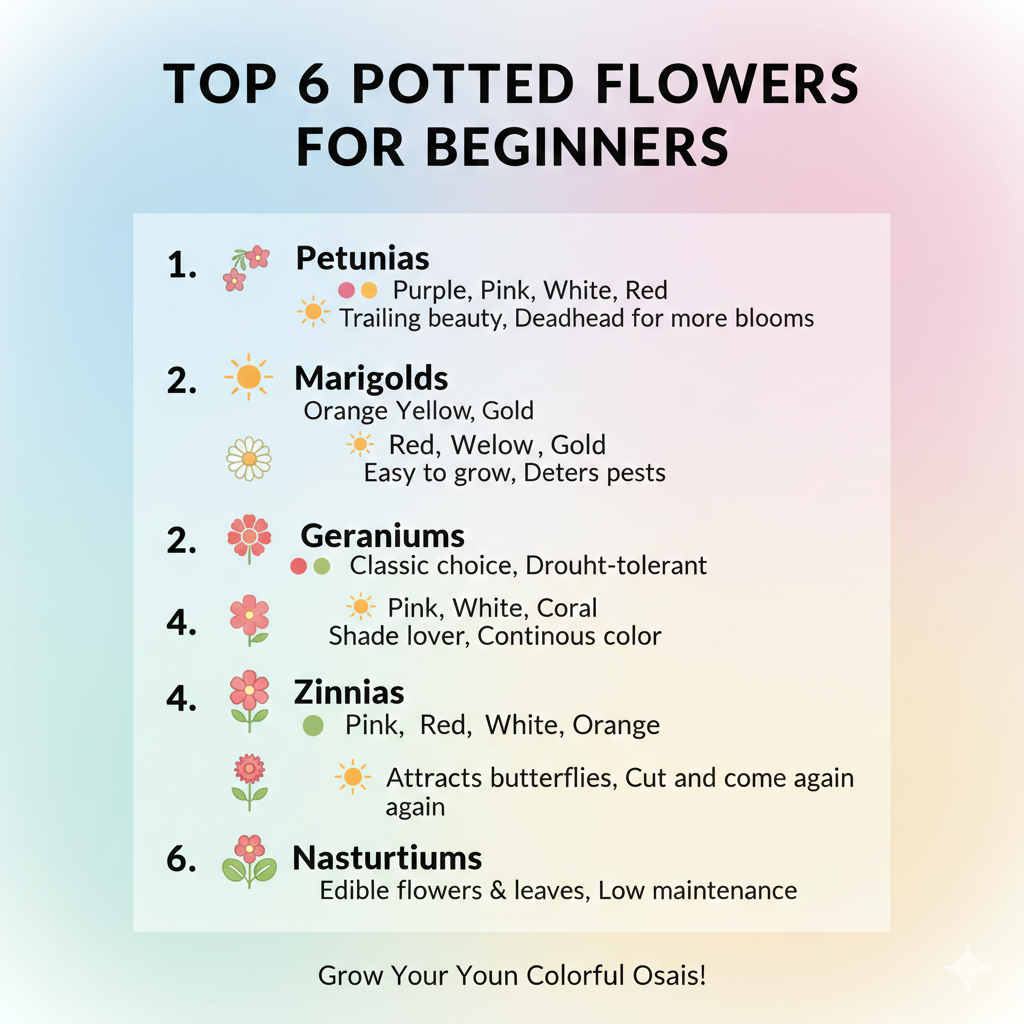 Grow Flowers in Pots